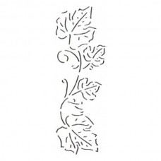 Leaf Design Border 4.5in Stencil